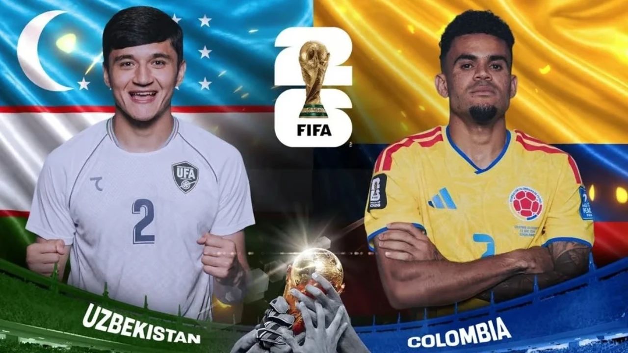 متى تبدأ مباراة أوزبكستان وكولومبيا في كأس العالم؟